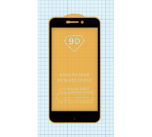 Защитное стекло Полное покрытие для Xiaomi Redmi 4A черное