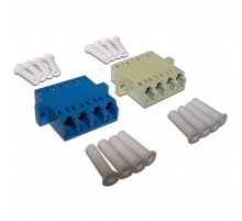 Адаптер оптический  LC, MM, 4 порта, корпус SC -4LC/S-AM-MM