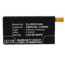Аккумулятор CS-ERZ310SL LIS1561ERPC для Sony Xperia Z3 Compact D5803 LTE 3.8V / 2600mAh / 9.88Wh