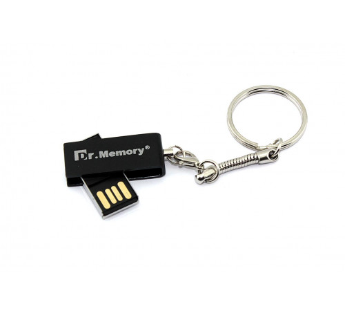 Флешка USB Dr. Memory 005 4Гб, USB 2.0, серебристый