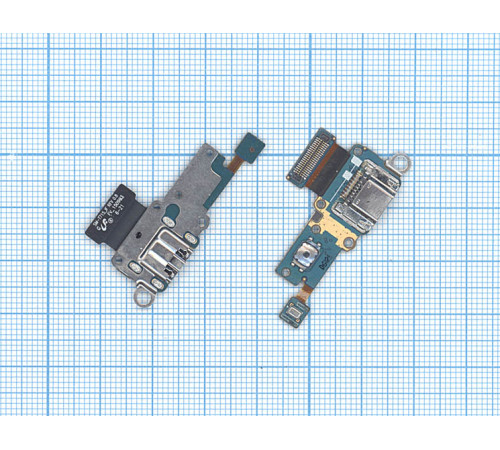 Разъем Micro USB для Samsung T715 T719 (плата с системным разъемом, микрофоном и шлейфом)