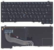 Клавиатура для ноутбука Dell latitude E5440 черная с указателем