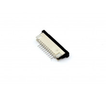 Разъем FPC  Half Coverage Bottom Contact 1.0K-BX-10PWB 10 pin высота 2мм шаг 1мм