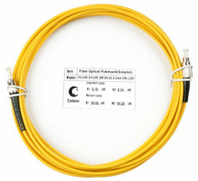 Cabeus FOP(s)-9-FC-ST-5m Шнур оптический simplex FC-ST 9/125 sm 5м LSZH