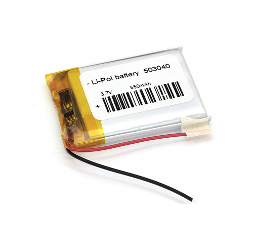 Аккумулятор Li-Pol (батарея) 5*30*40мм 2pin 3.7V/550mAh