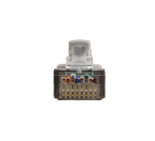 Патч-корд SUPRLAN FTP 6 4x2 24AWG (7x0.2mm) Cu LSZH серый 3м