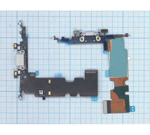Шлейф разъема питания для iPhone 8 Plus белый