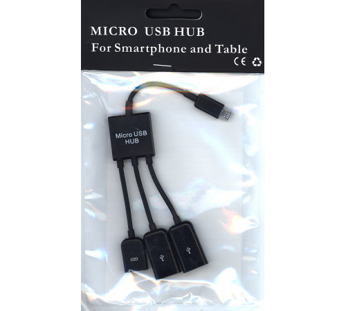 MICRO USB HUB MicroUSB - USB 2.0 OTG для планшетов и смартфонов