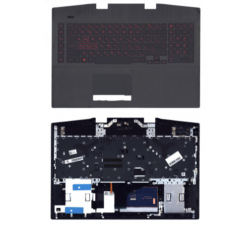 Клавиатура для ноутбука HP Omen 17-CB топкейс (4.5x3.0)