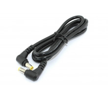 Кабель DC 5.5x2.5  18 AWG папа-папа 1 м с угловым штекером