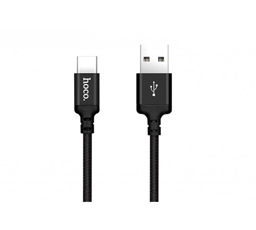 Кабель USB HOCO X14 Times speed для Type-C, 1.7А, 2м, черный