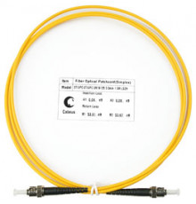 Cabeus FOP(s)-9-ST-ST-1,5m Шнур оптический simplex ST-ST 9/125 sm 1,5м LSZH