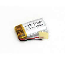 Аккумулятор Li-Pol (батарея) 5*15*25мм 2pin 3.7V/140mAh