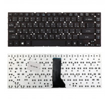 Клавиатура для ноутбука Acer Aspire 3830, 4830T, 4830TG, 4755, 4755G, ES1-421 Series. Плоский Enter. Черная, без рамки. PN: KBI140A292.
