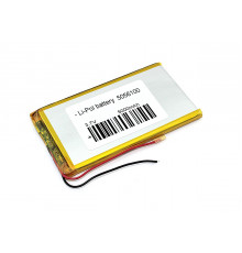 Аккумулятор Li-Pol (батарея) 5*56*100мм 2pin 3.7V/5000mAh