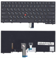 Клавиатура для ноутбука Lenovo ThinkPad E440, E431 черная, с джойстиком