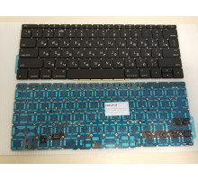 Клавиатура для ноутбука Apple MacBook A1708, Late 2016 - Mid 2017, черная, плоский Enter