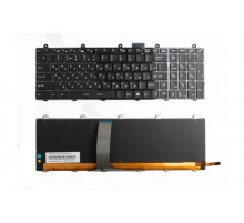 Клавиатура для ноутбука MSI GE60, GT60, GE70, GT70, GT780, 16F4, 1757, 1762, 16GC черная, с рамкой, с подсветкой