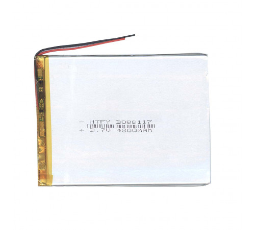 Аккумулятор Li-Pol (батарея) 3*88*117мм 2pin 3.7V/4800mAh