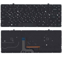 Клавиатура для ноутбука Lenovo Yoga 2 pro 13 черная с подсветкой