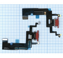Шлейф разъема питания для iPhone XR красный Шлейф разъема питания для iPhone XR красный