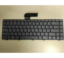 Клавиатура для ноутбука Dell Inspiron 14R, 3520, 5420, 5520, L502X, M5040, M5050, N4110, N5050, N5040, Vostro 3550 серая, с подсветкой