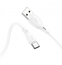 Кабель USB HOCO X61 Ultimate silicone, USB - Type-C, 3.0А, 1м, белый