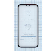 Защитное стекло 6D для Apple iPhone 11 черное
