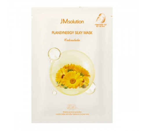 Jmsolution Тканевая маска для лица успокаивающая с экстрактом календулы / Plansynergy Silky Mask Calendula, 30 мл