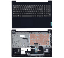 Клавиатура для ноутбука Lenovo IdeaPad 3-15ITL05 топкейс синий