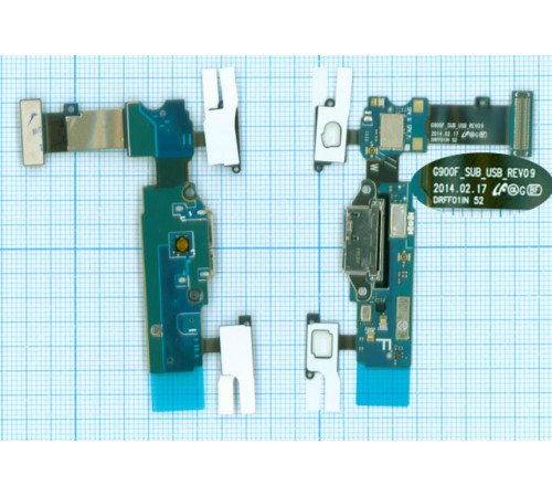 Шлейф разъема питания для Samsung Galaxy S5 SM-G900F