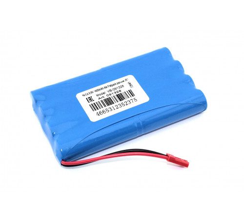 Аккумулятор Ni-Cd 9,6V 1400mAh AA Flatpack разъем JST