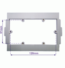 Пластиковый суппорт 45Х90, под винт, в короб 100 мм -CT100-F45X90