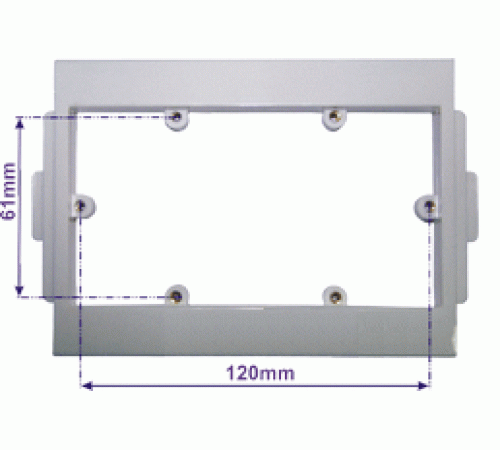 Пластиковый суппорт 45Х90, под винт, в короб 100 мм -CT100-F45X90