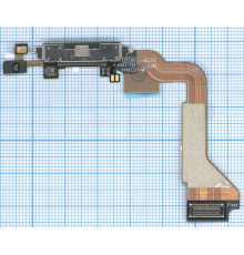 Шлейф разъема питания для iPhone 4 черный