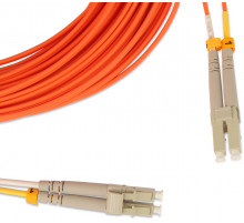 FC-D2-62-LC/PR-LC/PR-H-1M-LSZH-OR Шнур оптический MM 62.5/125, LC-LC, 2.0 мм, duplex, LSZH, 1 м Hyperline