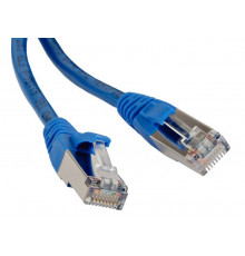 PC-LPM-STP-RJ45-RJ45-C5e-5M-LSZH-BL Патч-корд F/UTP, экранированный, Cat.5е (100% Fluke Component Tested), LSZH, 5 м, синий Hyperline