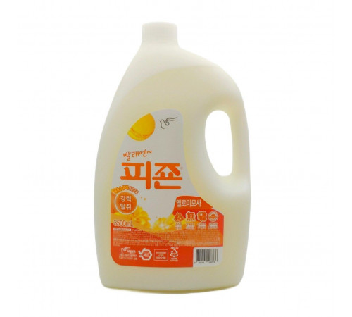 PIGEON Кондиционер для белья с ароматом мимозы / Corporation Regular Fabric Softener Yellow Mimosa, 3500 мл