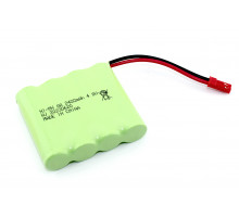 Аккумулятор Ni-Mh 4.8V 2400 mAh AA Flatpack разъем JST