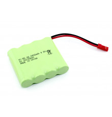 Аккумулятор Ni-Mh 4.8V 2400 mAh AA Flatpack разъем JST