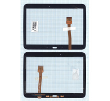 Сенсорное стекло (тачскрин) для Samsung Galaxy Tab 3 10.1 P5200 P5210 темно-синее