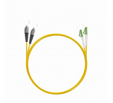 Патч-корд оптический TopLan, дуплексный, FC/UPC-LC/APC, 657A1, 15 м, LSZH