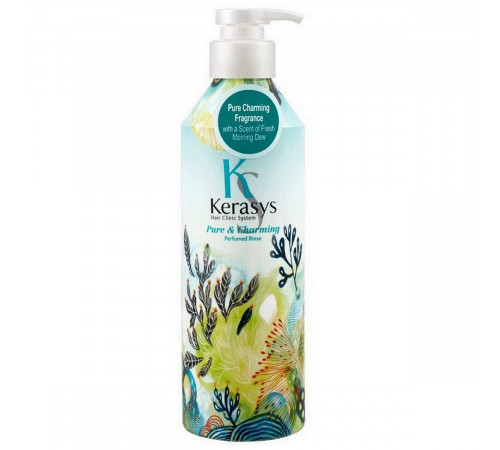 KeraSys Кондиционер для сухих и ломких волос / Pure&Charming Perfumed Rinse, 400 мл