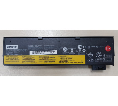 Аккумулятор для Lenovo Thinkpad P51s, P52s, T470, T480, T570, T580, (01av425), 61+, 48Wh, 4400mAh, 10.8V