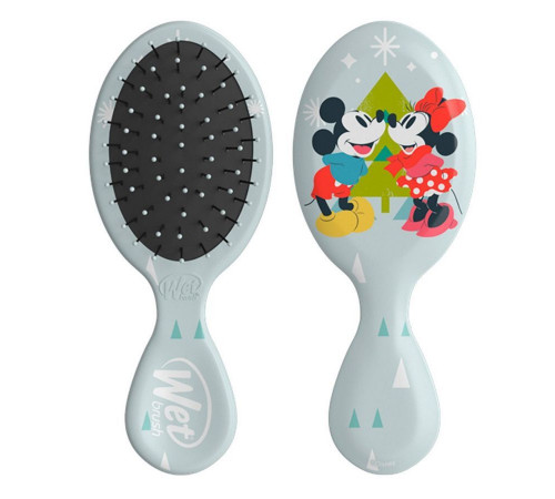 Wet Brush Расческа для спутанных волос мини / Holiday Joy Mini Detangler Holiday Couple BWR832MMWH