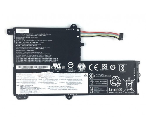 Аккумулятор для Lenovo Ideapad 330S-15AST, 330S-15IKB, Flex 4-1470, (L15L3PB0, L15C3PB1), 4670mAh, 52.5Wh, 11.25V, ver. 1