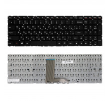 Клавиатура для ноутбука Lenovo Ideapad 700-15ISK, 700-15, Y700-17ISK. Плоский Enter. Черная, без рамки. PN: DC02002D300.