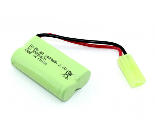 Аккумулятор Ni-MH 2.4V 2400mAh AA Flatpack разъем Tamiya