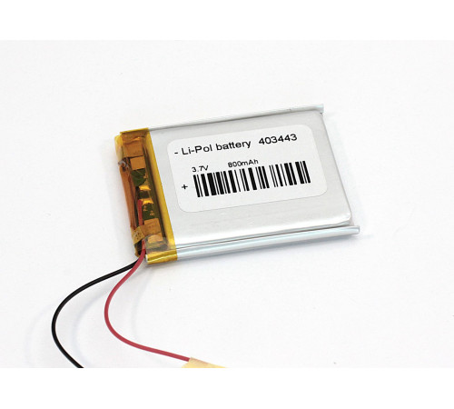 Аккумулятор Li-Pol (батарея) 4*34*43мм 2pin 3.7V/430mAh