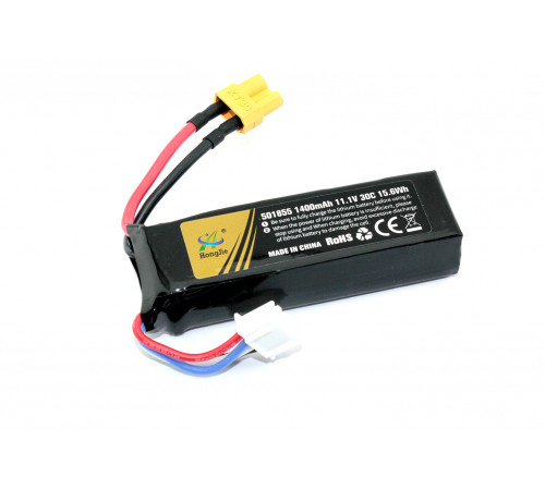 Аккумулятор Li-Pol 11.1V 401855 1400mAh разъем XT30-plug